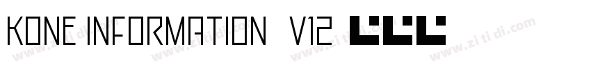 KONE Information_v12字体转换